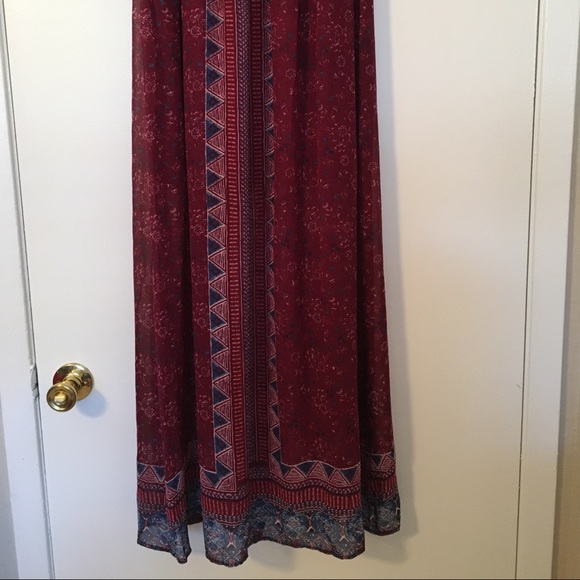 Xhilaration Aztec/Floral Maxi Dress - Picture 5 of 7
